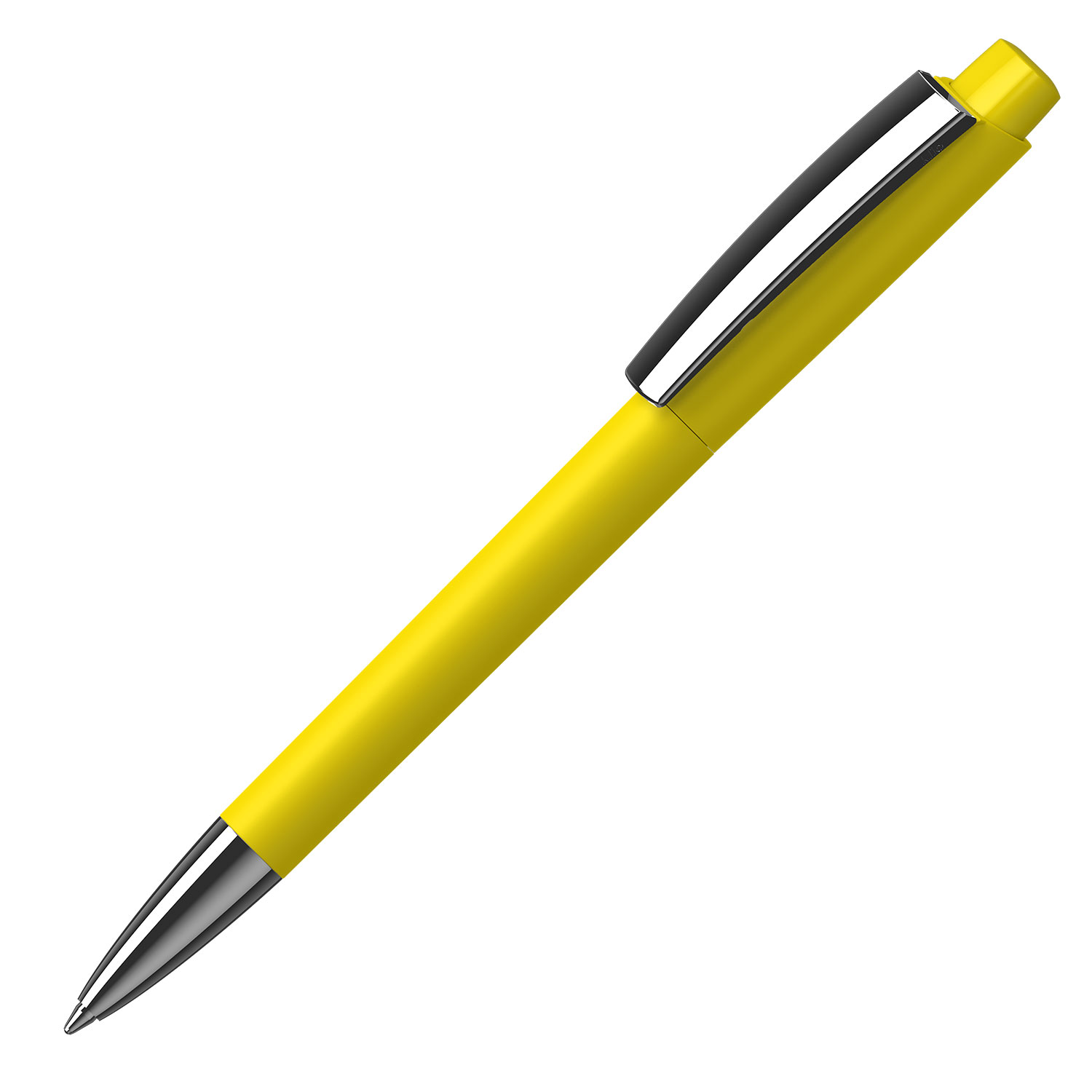 Klio Kugelschreiber Zeno Softtouch High Gloss MMn Gelb