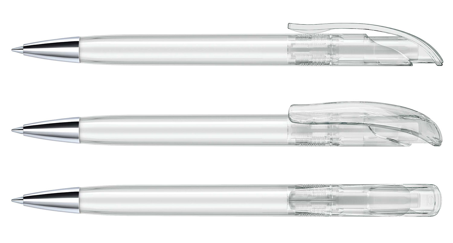 Senator Kugelschreiber Challenger MT Weiss Clear