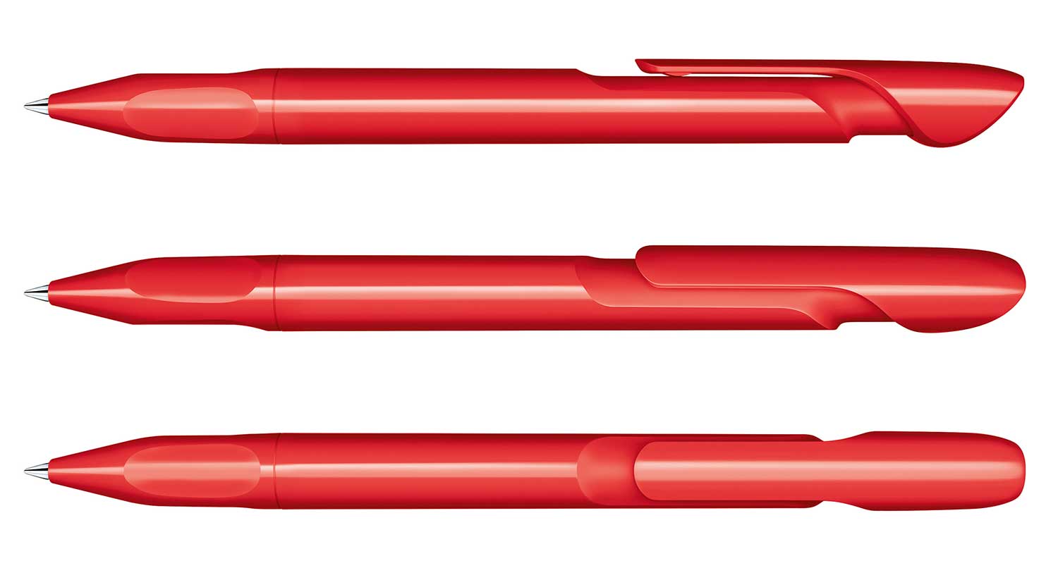 Senator Kugelschreiber Evoxx Recycled Rot Poliert