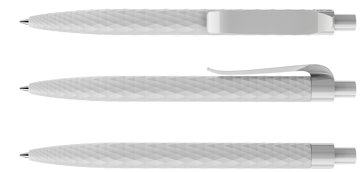 Prodir Kugelschreiber QS01 PRP R77 Grau Soft-Touch