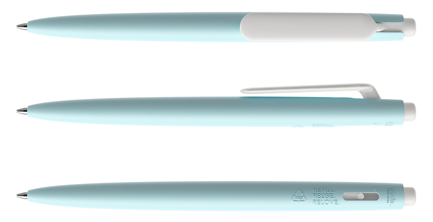 Prodir Kugelschreiber DS11 PMP M32 P02 Hellblau-Weiß