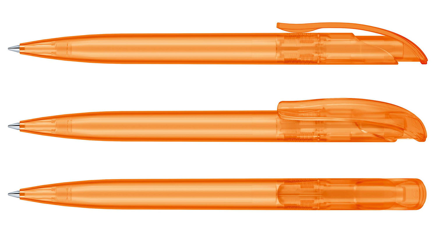 Senator Kugelschreiber Challenger Orange Gefrostet
