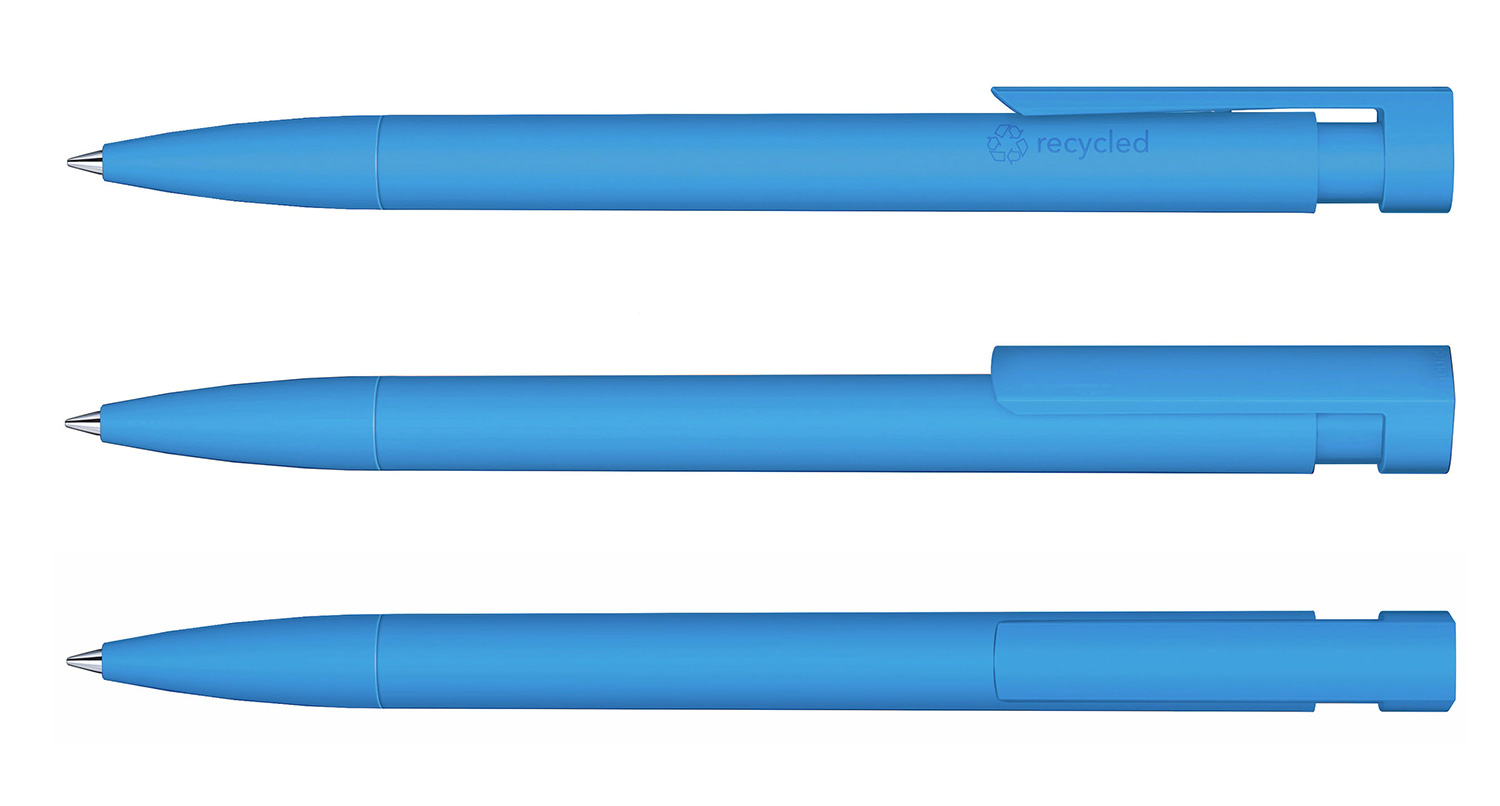 Senator Kugelschreiber Liberty Recycled Matt Hellblau