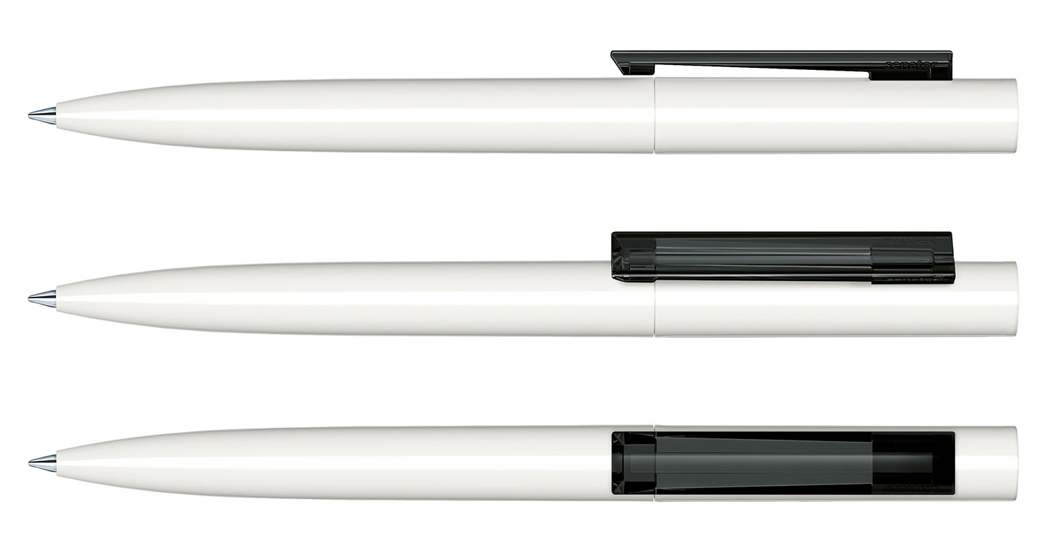 Senator Kugelschreiber Headliner Basic Schwarz Poliert