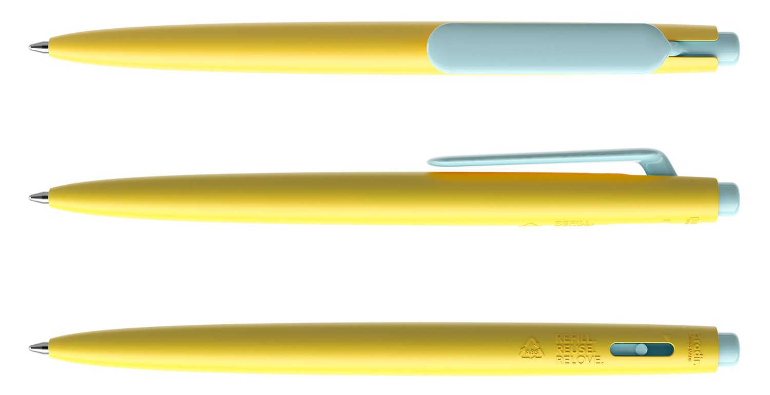 Prodir Kugelschreiber DS11 PMP M07 P32 Gelb-Hellblau