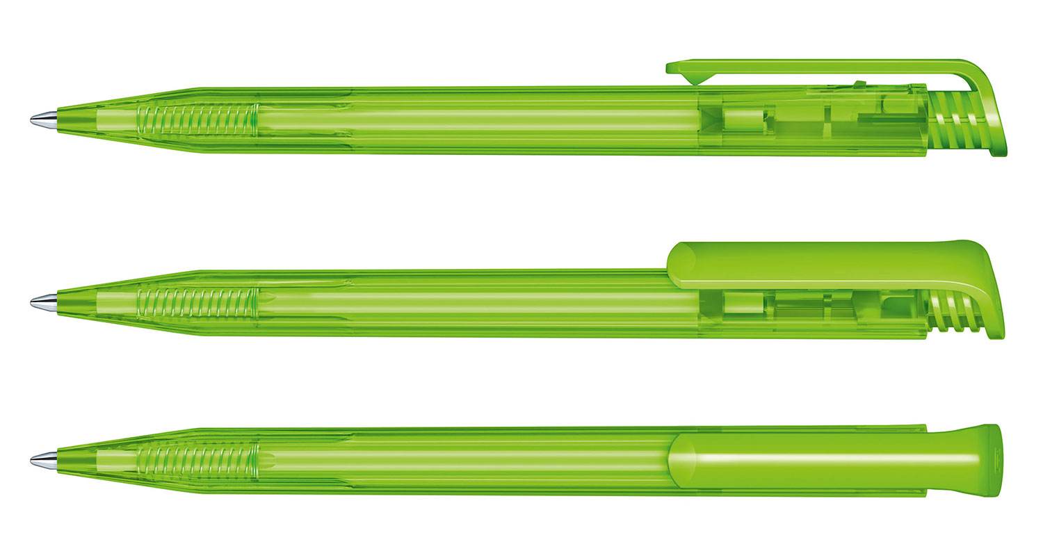 Senator Kugelschreiber Super Hit Hellgrün Clear