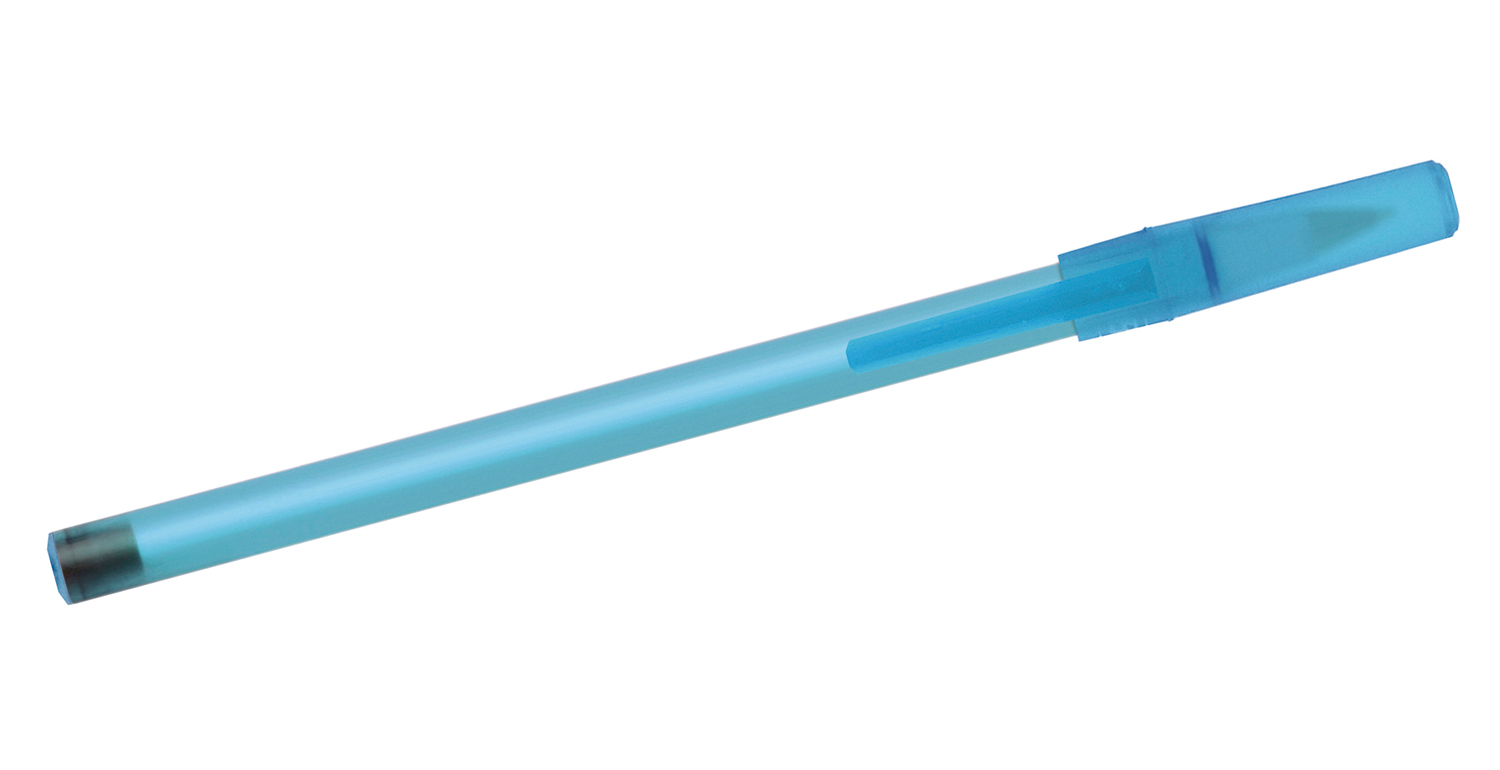 BIC® Kugelschreiber Round Stic Gefrostet Hellblau