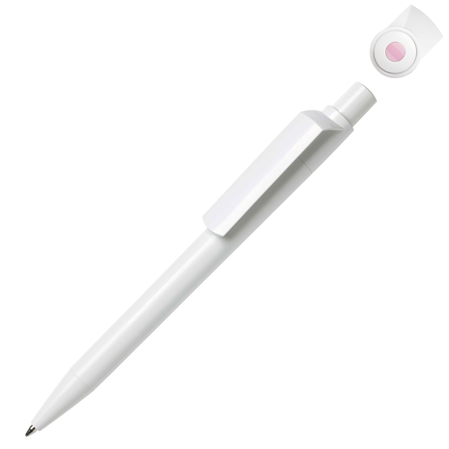 Quatron Kugelschreiber Dot Solid Rosa