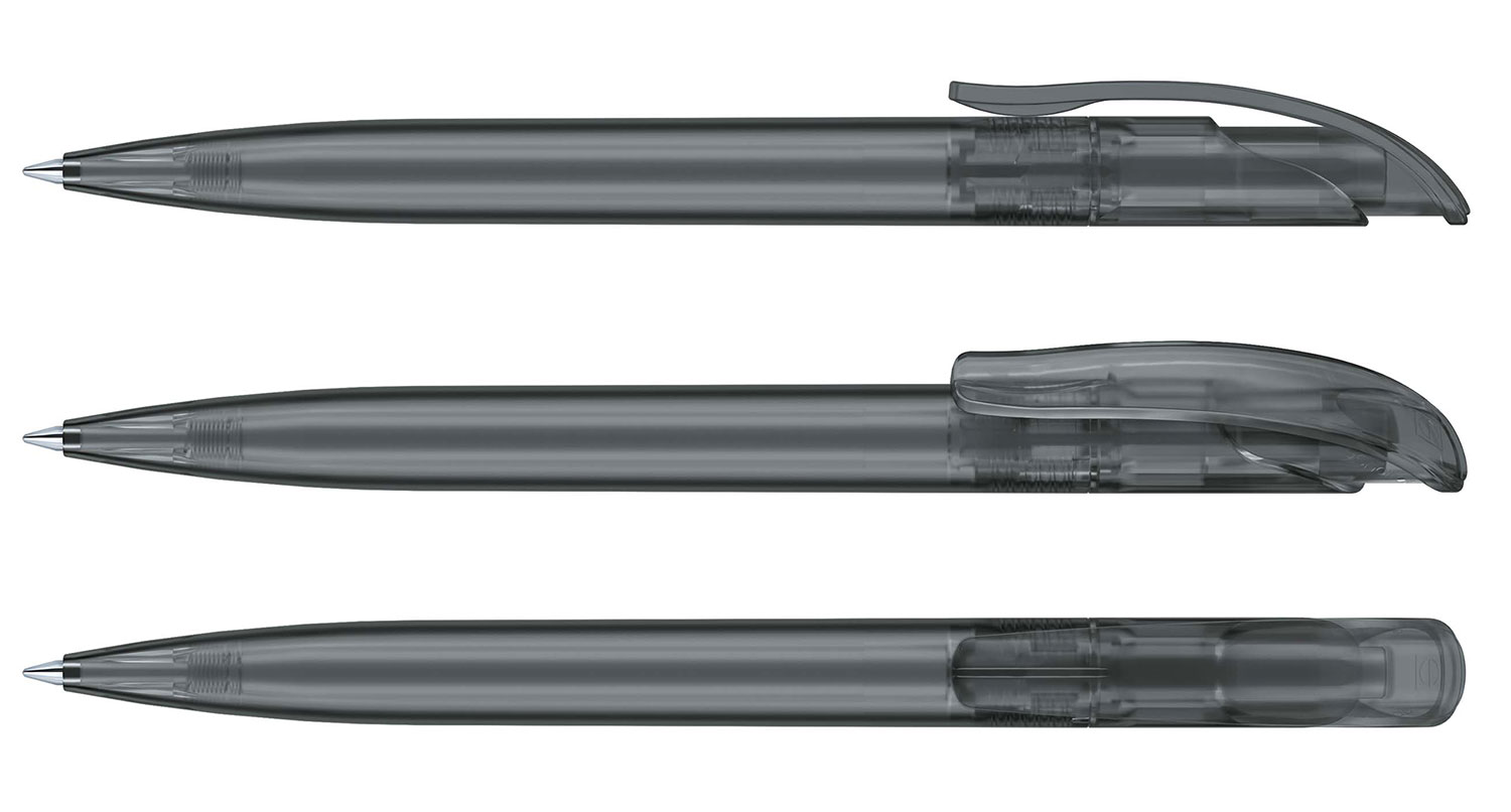Senator Kugelschreiber Challenger Dunkelgrau Gefrostet