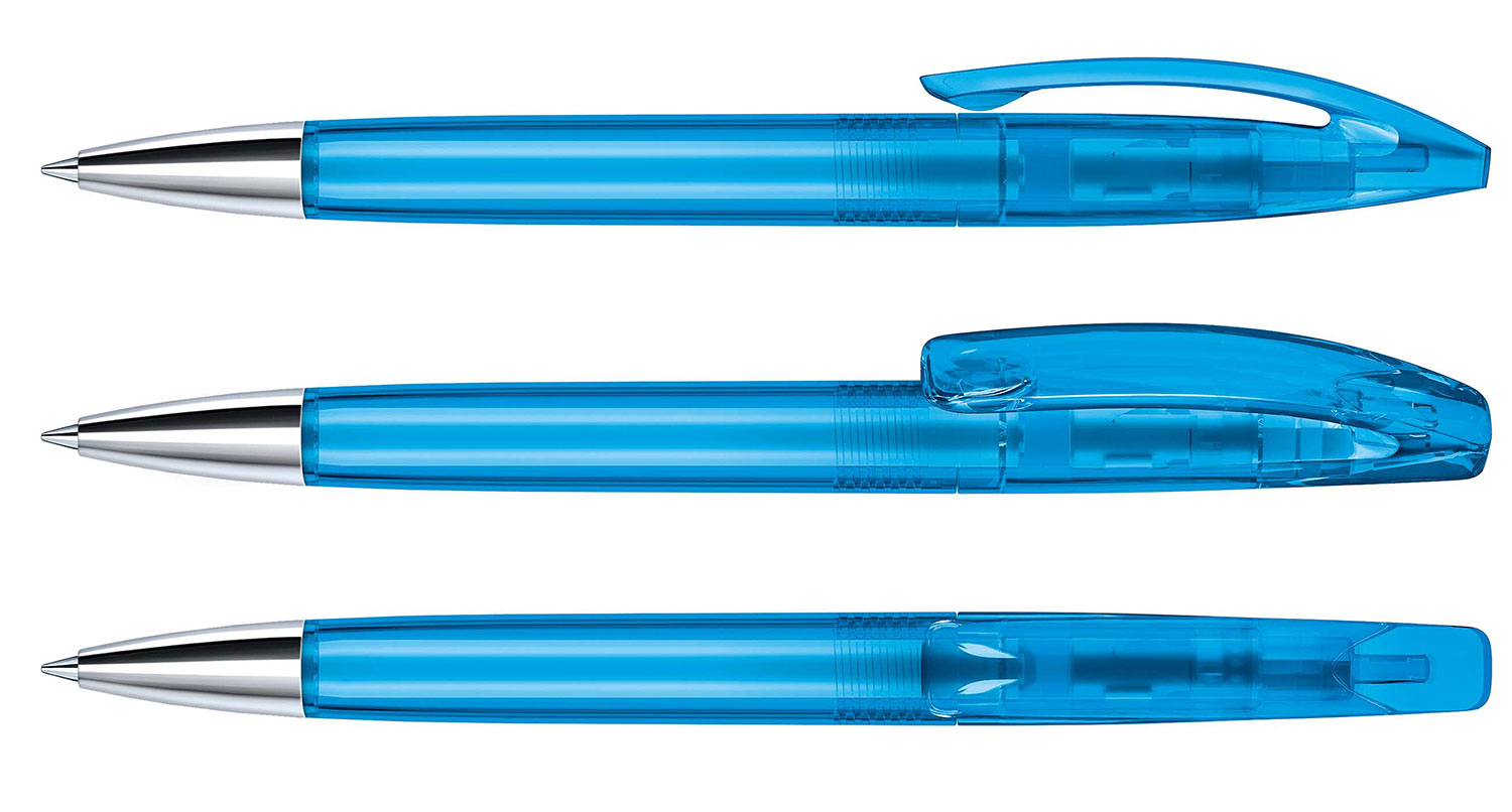Senator Kugelschreiber Bridge MT Hellblau Clear