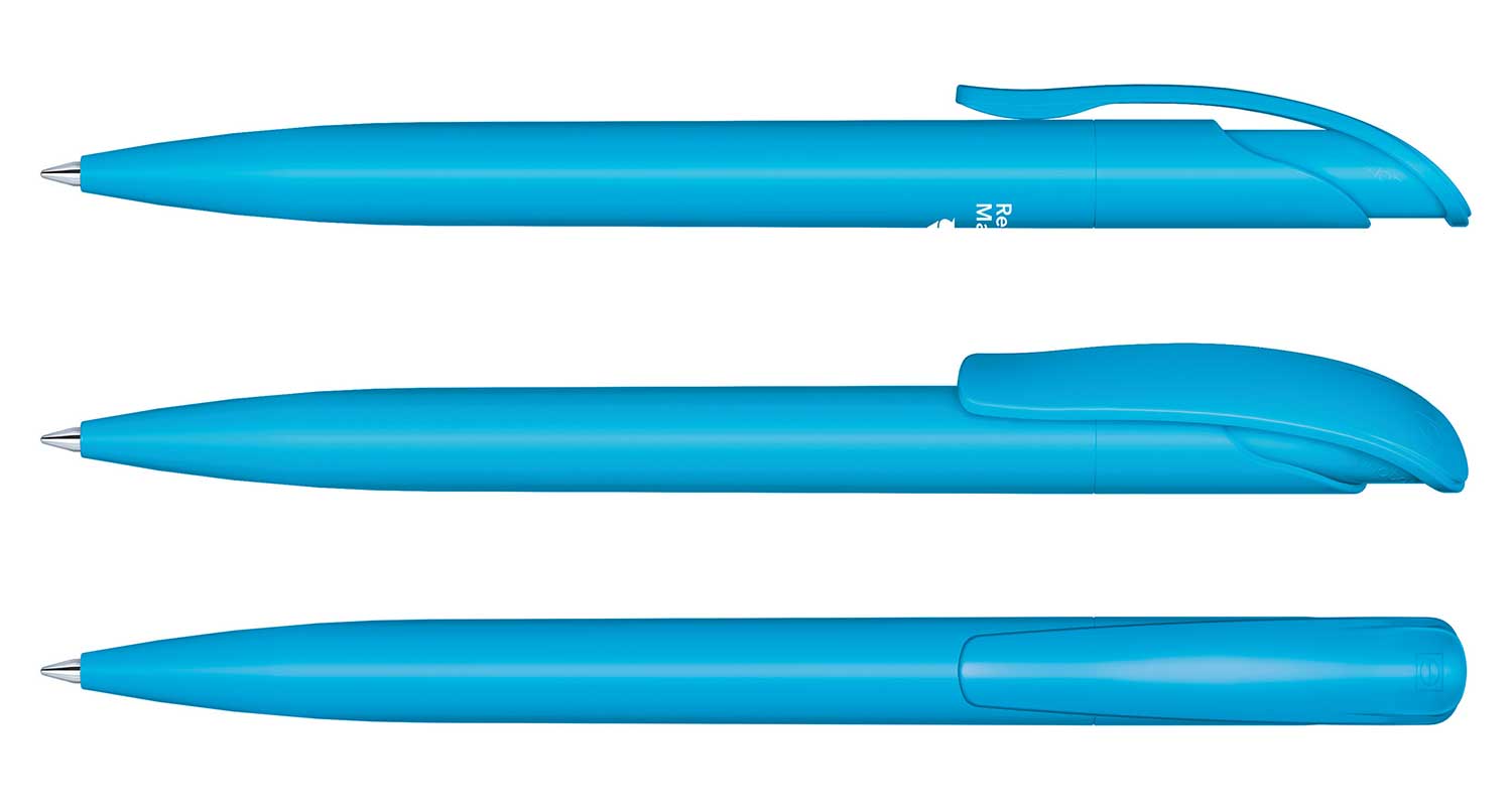 Senator Kugelschreiber Challenger Recycled Hellblau Matt