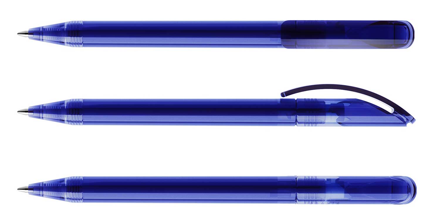 Prodir Kugelschreiber DS3 TTT T50 Classic Blue Transparent
