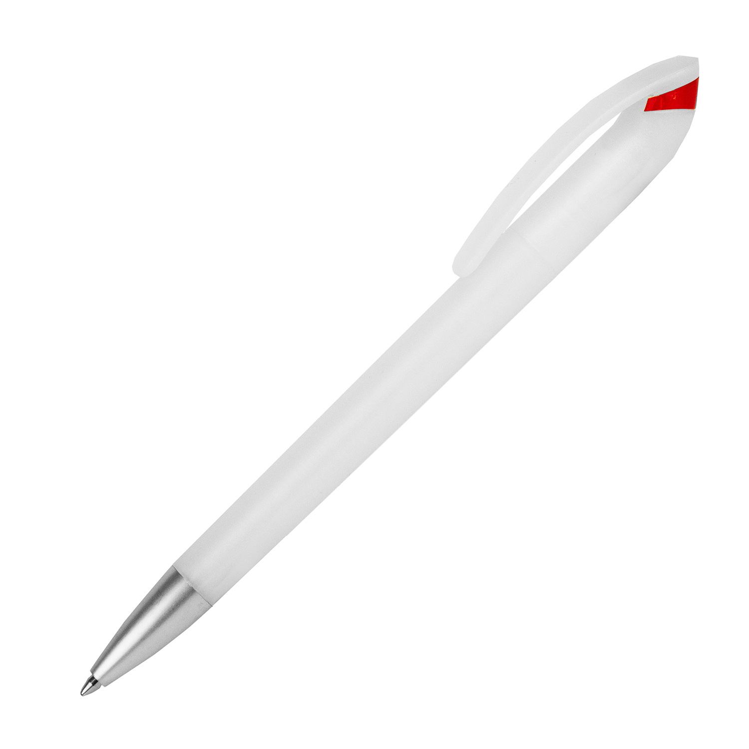 Burger Swiss Pen Kugelschreiber Beo Classic 204 Transparent Polarweiß