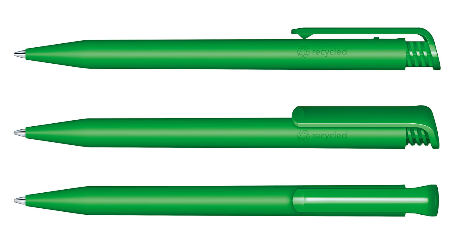 Senator Kugelschreiber Super Hit Recycled Grün Matt