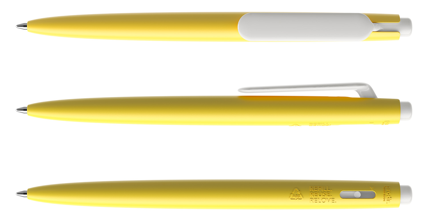 Prodir Kugelschreiber DS11 PMP M07 P02 Gelb-Weiß