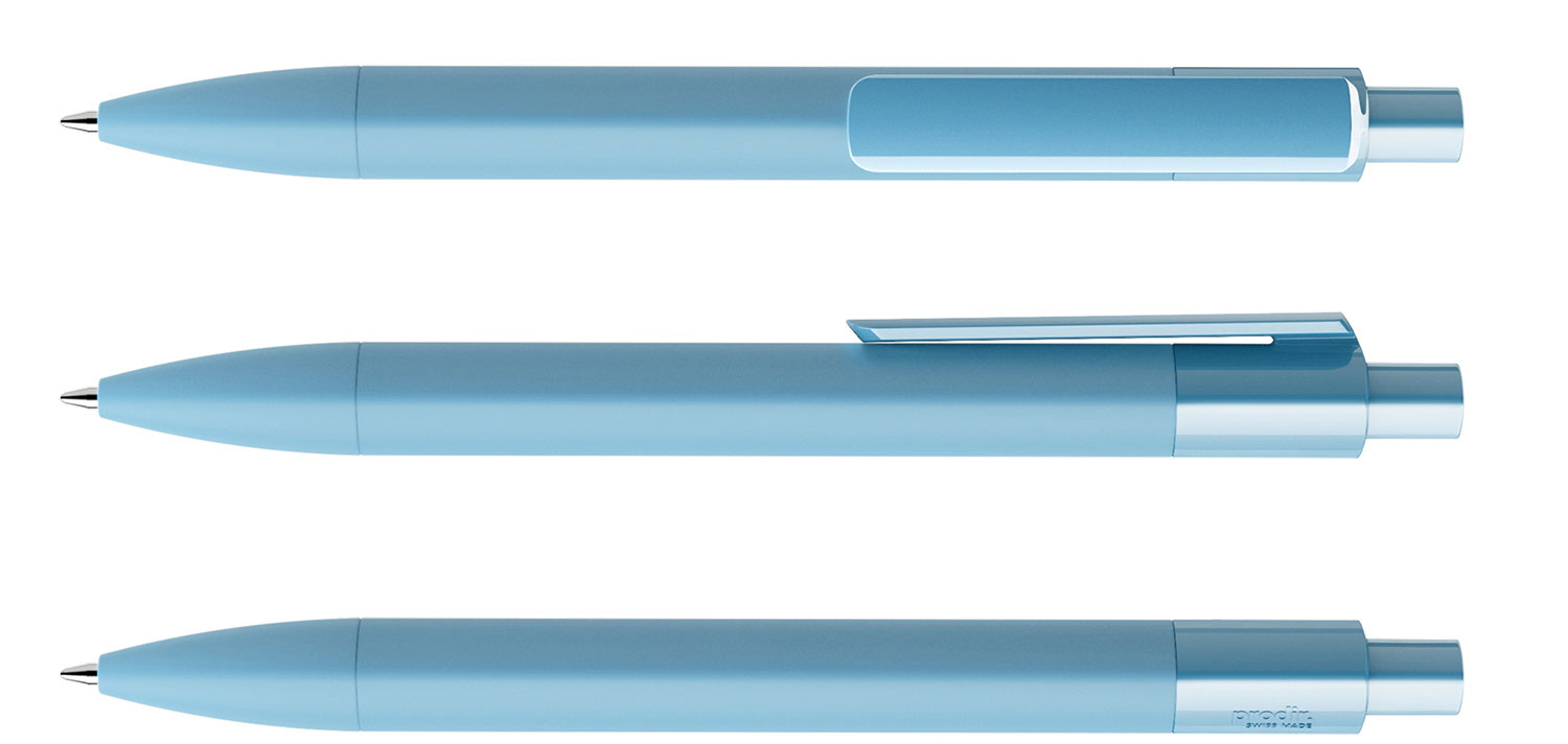 Prodir Kugelschreiber DS4 PRR P56 Hellblau Soft-Touch