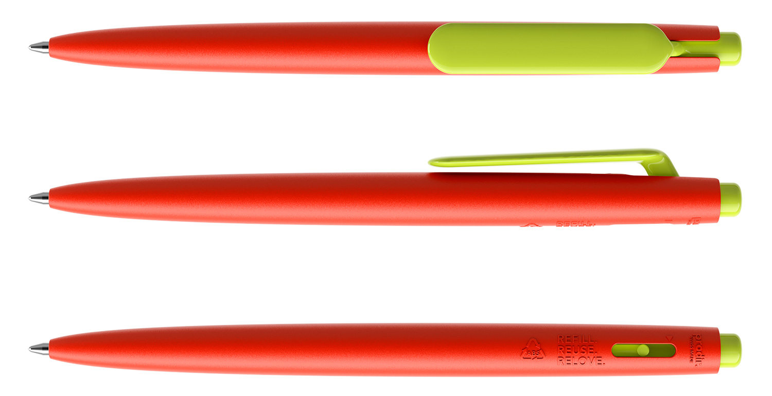 Prodir Kugelschreiber DS11 PMP M20 P66 Rot-Hellgrün