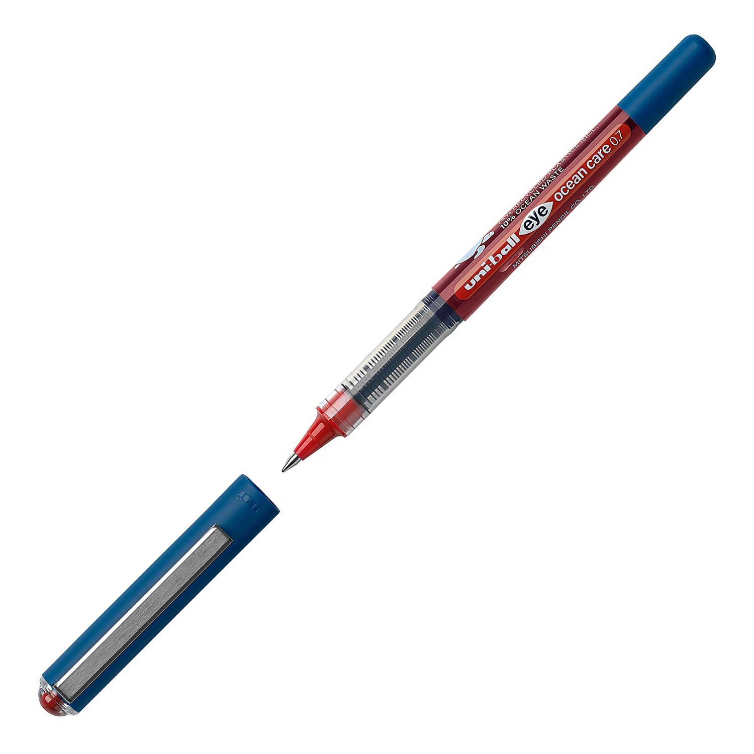 Uni-Ball Tintenroller EYE Ocean Care Rot