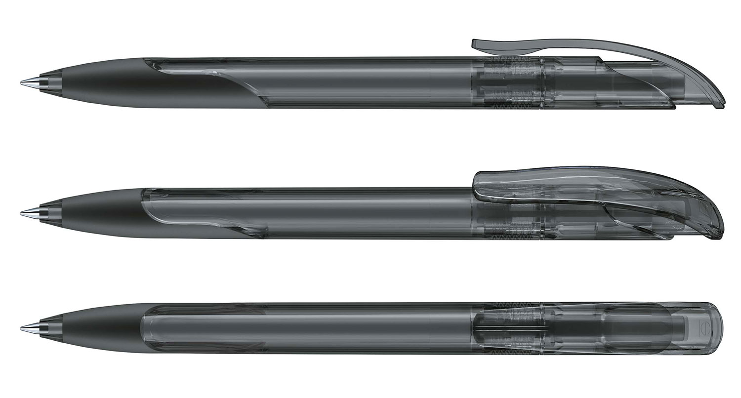 Senator Kugelschreiber Challenger SG Dunkelgrau Clear