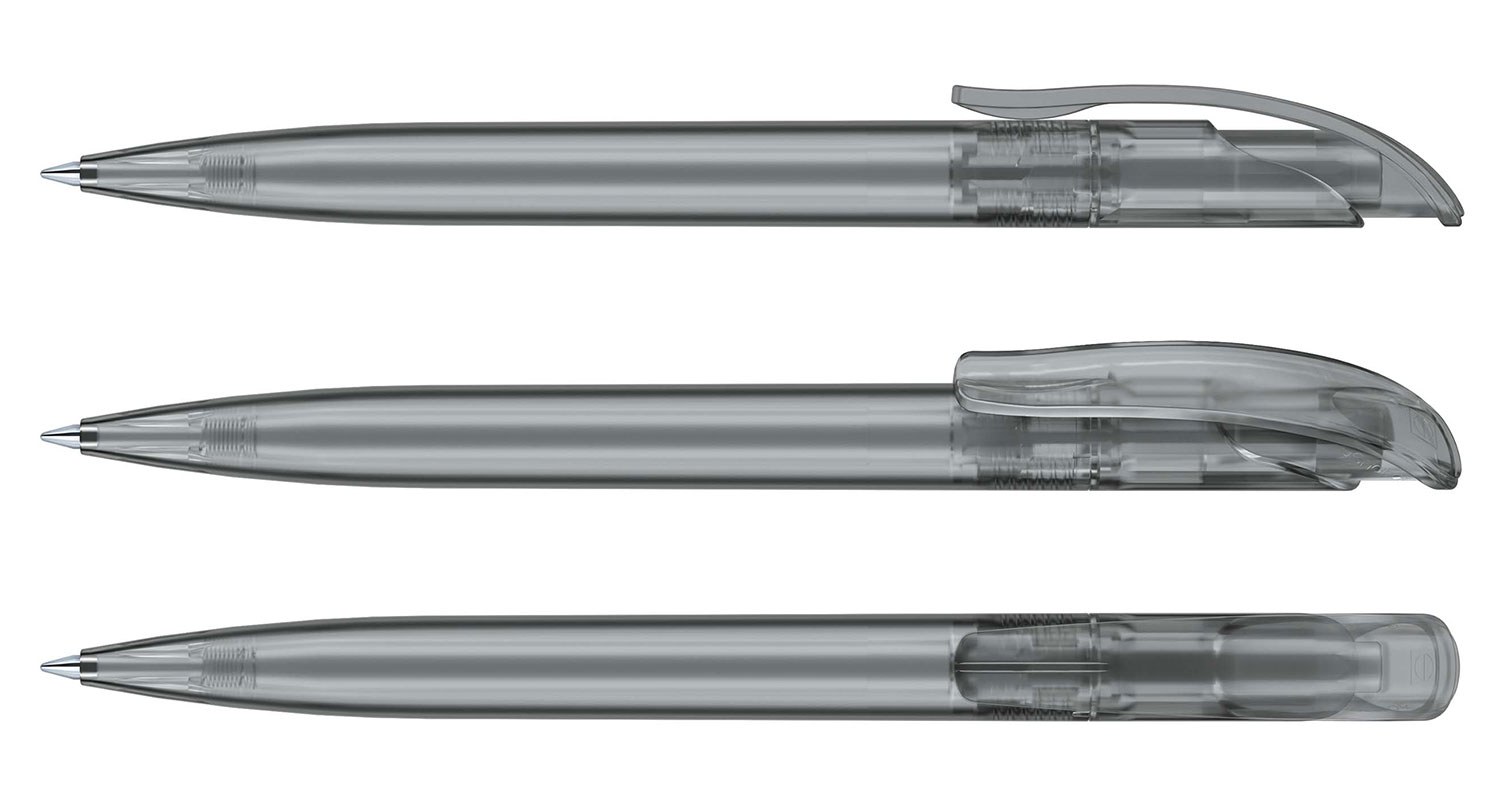 Senator Kugelschreiber Challenger Grau Gefrostet