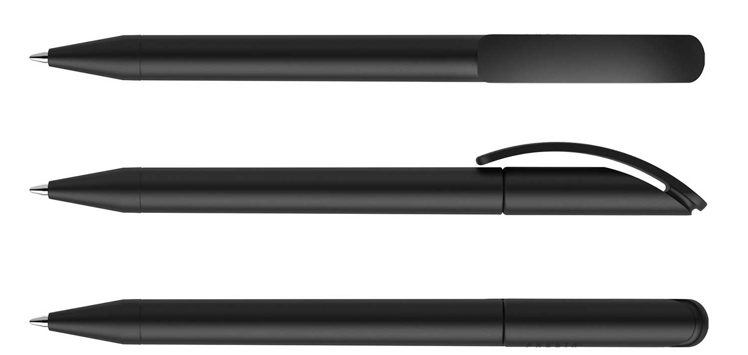 Prodir Kugelschreiber DS3 TMM M75 Schwarz Matt