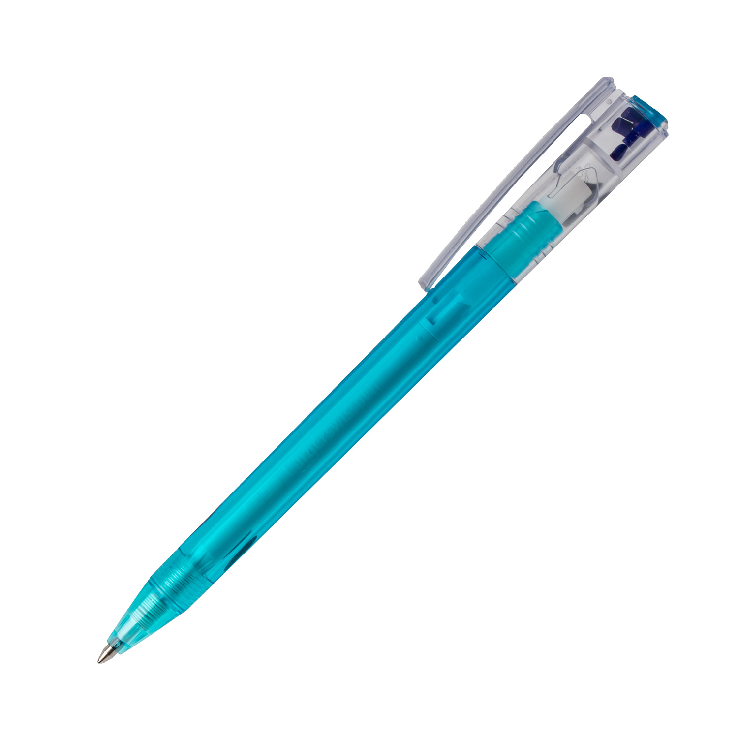 Burger Swiss Pen Kugelschreiber Elan Magic 1006 Transparent Hellblau