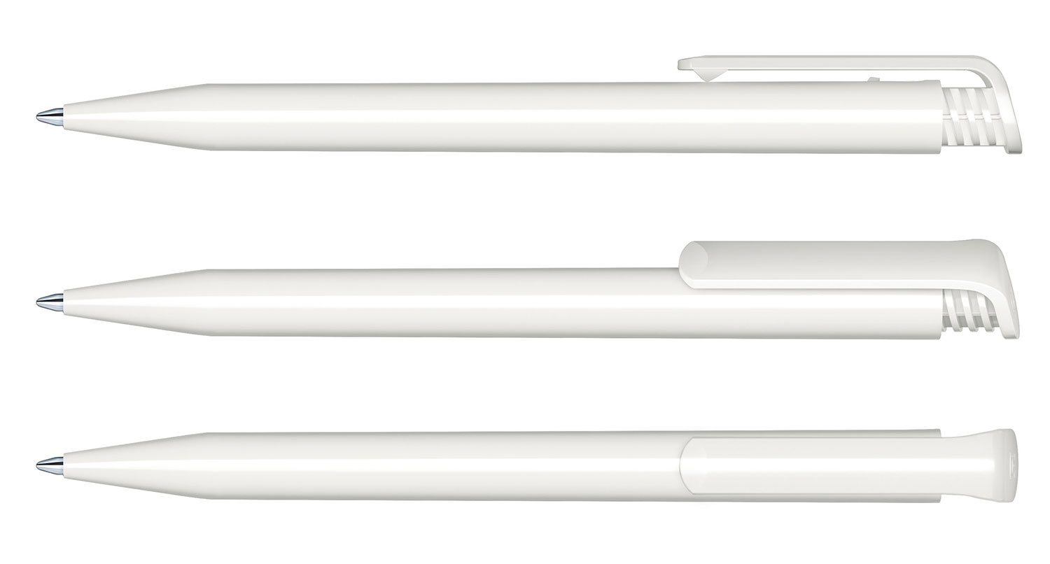 Senator Kugelschreiber Super Hit Weiss Poliert