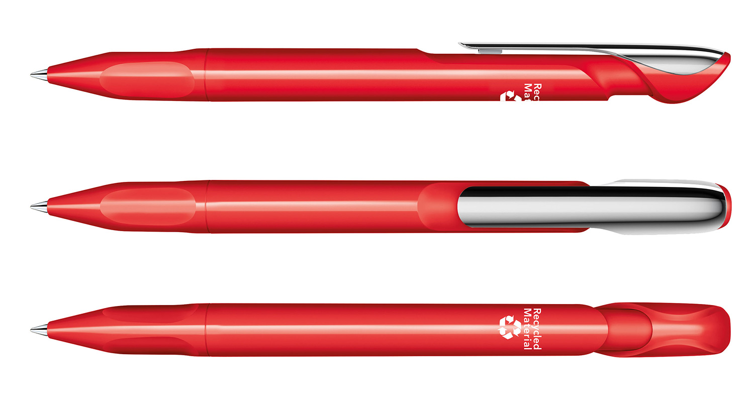 Senator Kugelschreiber Evoxx Recycled MC Rot Poliert