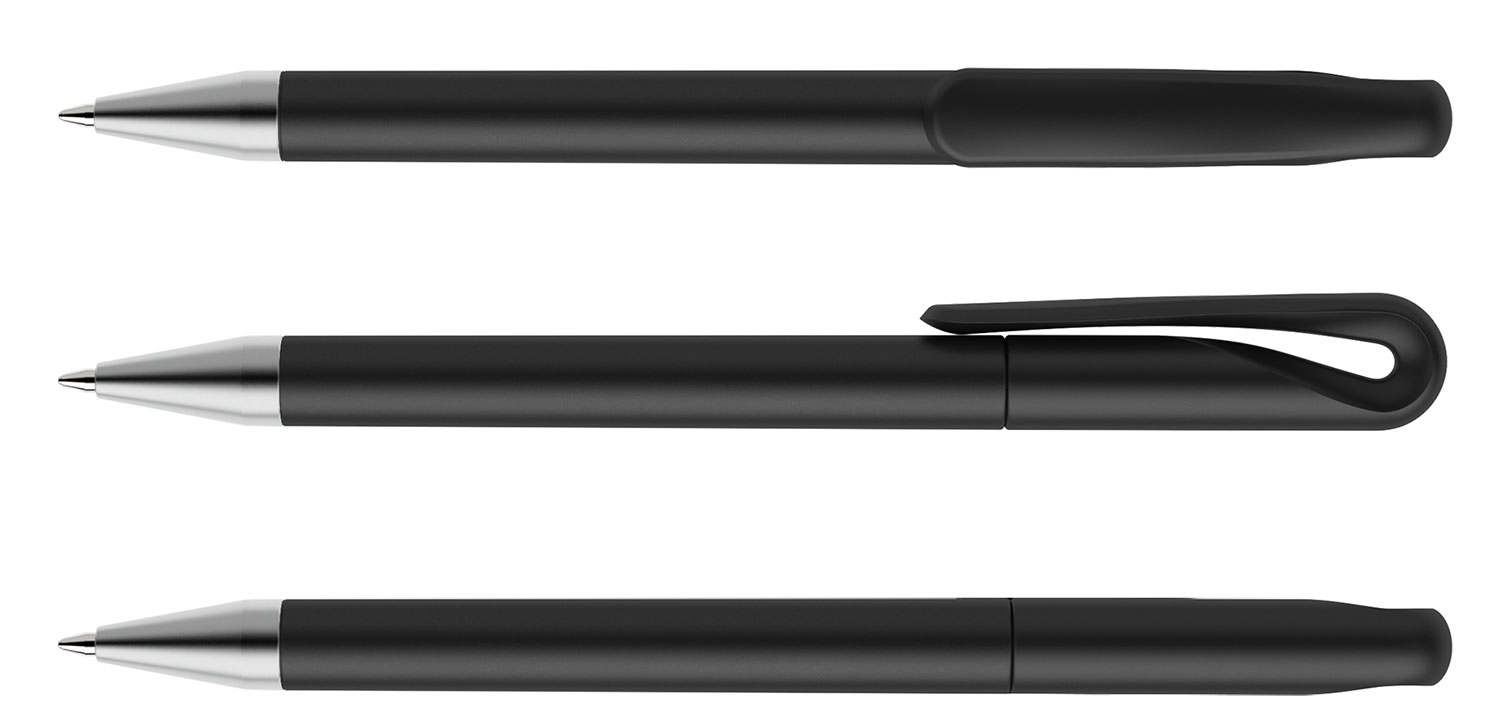 Prodir Kugelschreiber DS1 TMS M75 Schwarz Matt