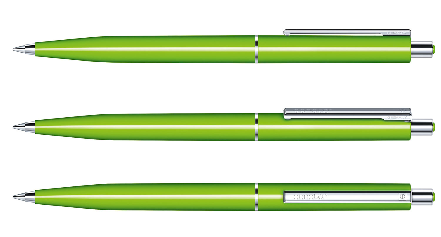 Senator Kugelschreiber Point Hellgrün Poliert