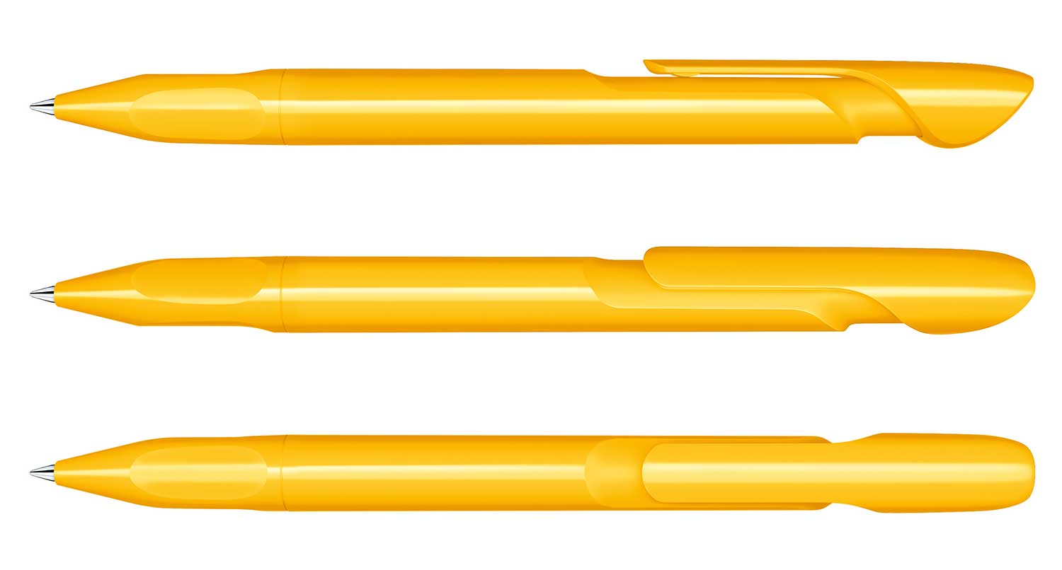 Senator Kugelschreiber Evoxx Recycled Gelb Poliert