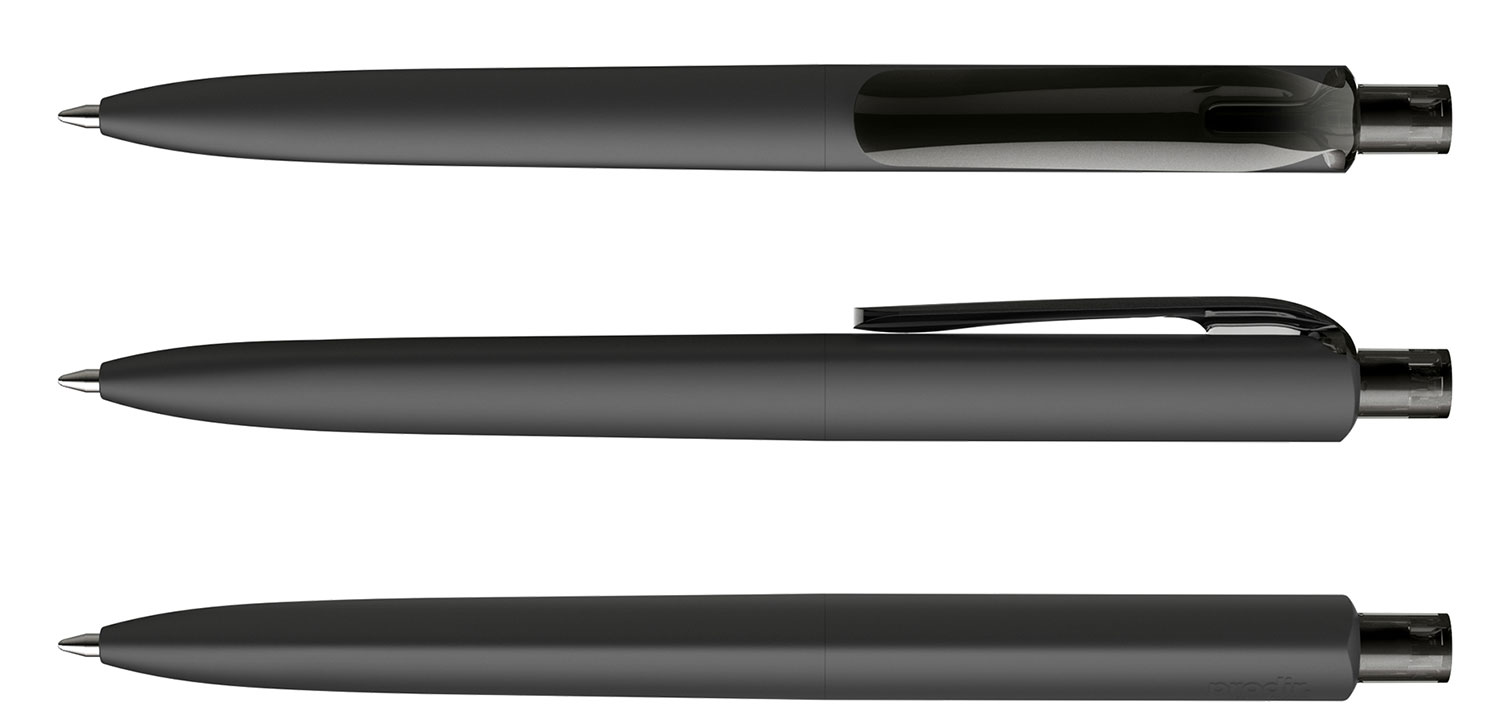 Prodir Kugelschreiber DS8 PRR R75 Schwarz Soft-Touch