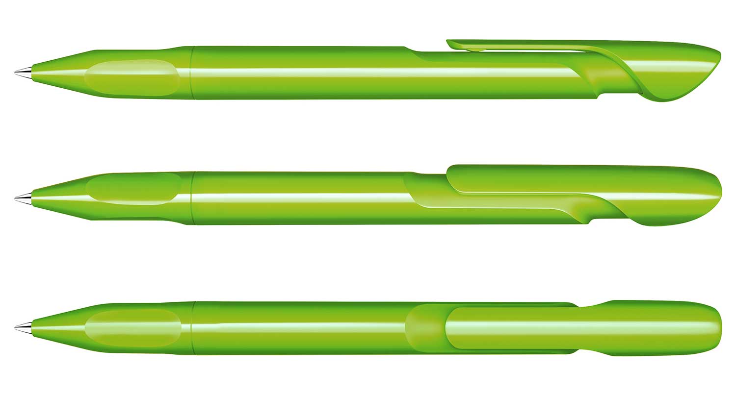 Senator Kugelschreiber Evoxx Recycled Hellgrün Poliert