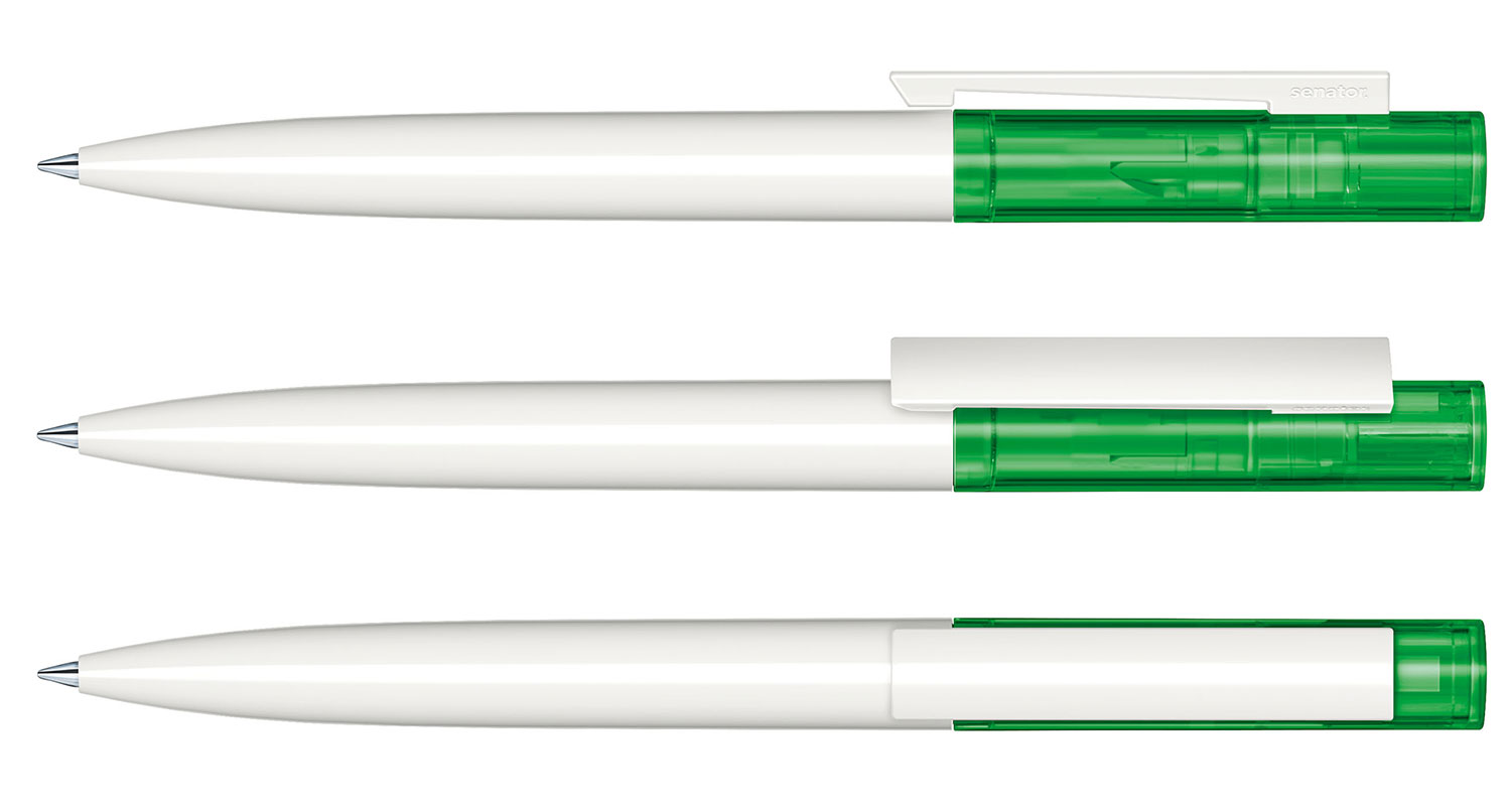 Senator Kugelschreiber Headliner Basic Grün Clear