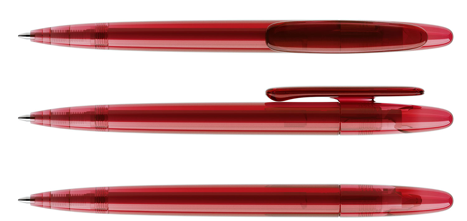Prodir Kugelschreiber DS5 TTT T21 Dunkelrot Transparent