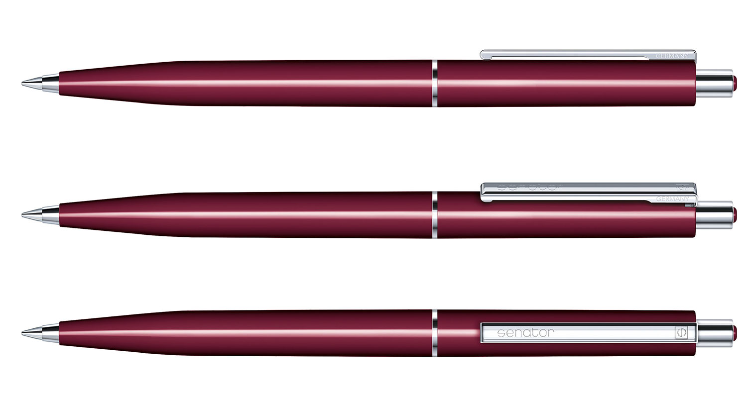 Senator Kugelschreiber Point Dunkelrot Poliert