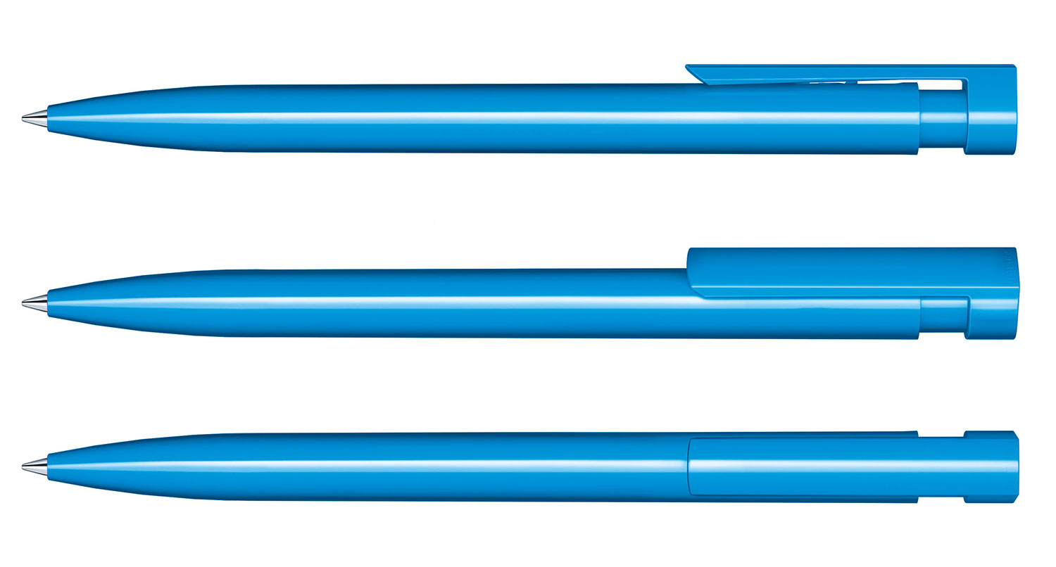 Senator Kugelschreiber Liberty Hellblau Poliert