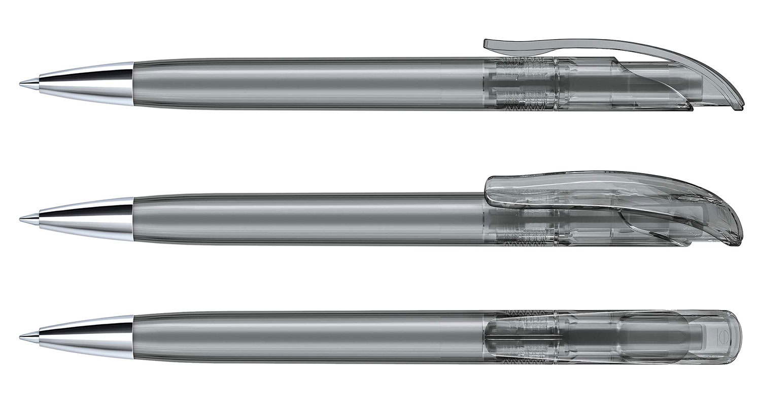Senator Kugelschreiber Challenger MT Grau Clear