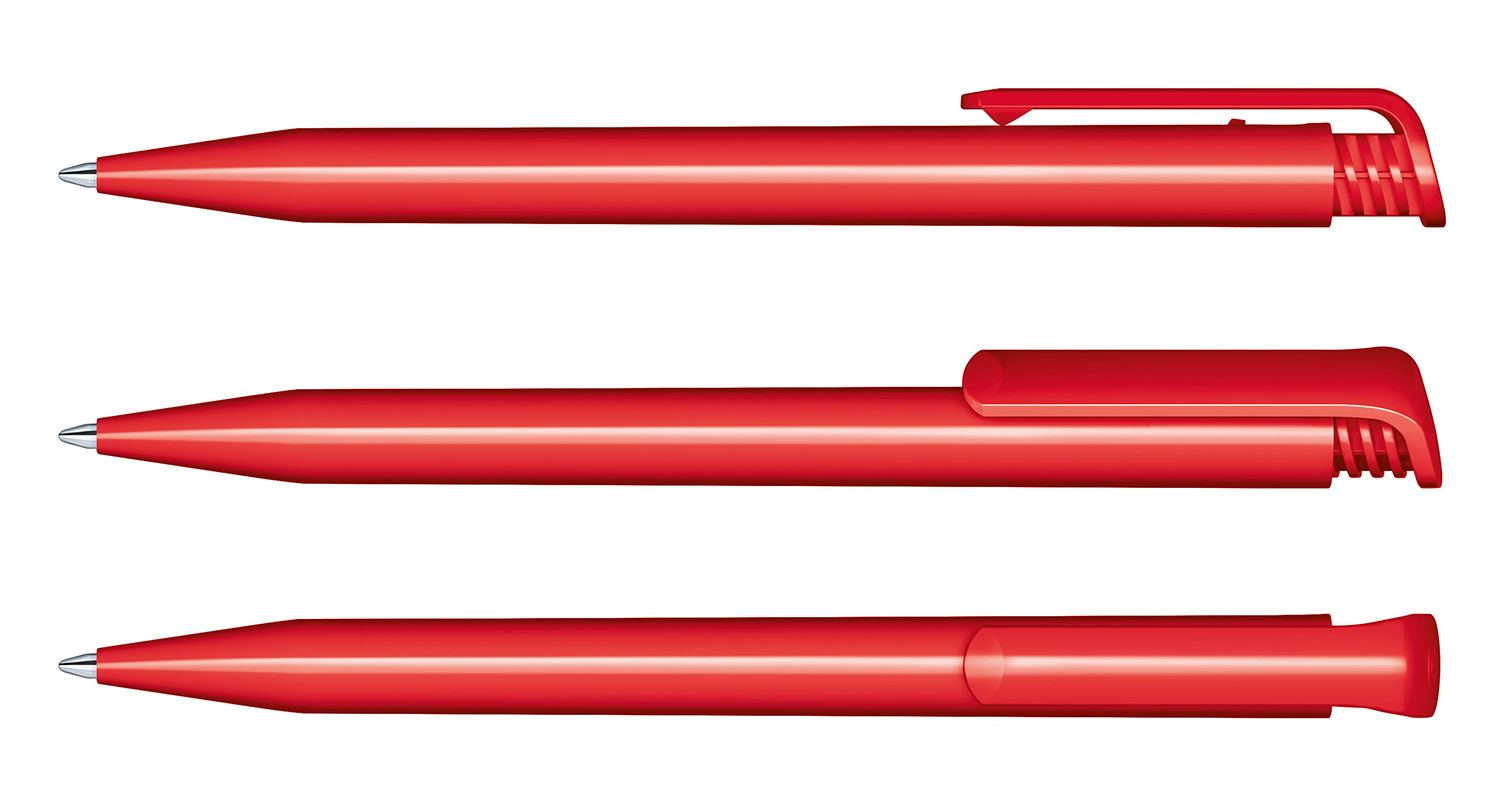 Senator Kugelschreiber Super Hit Rot Poliert