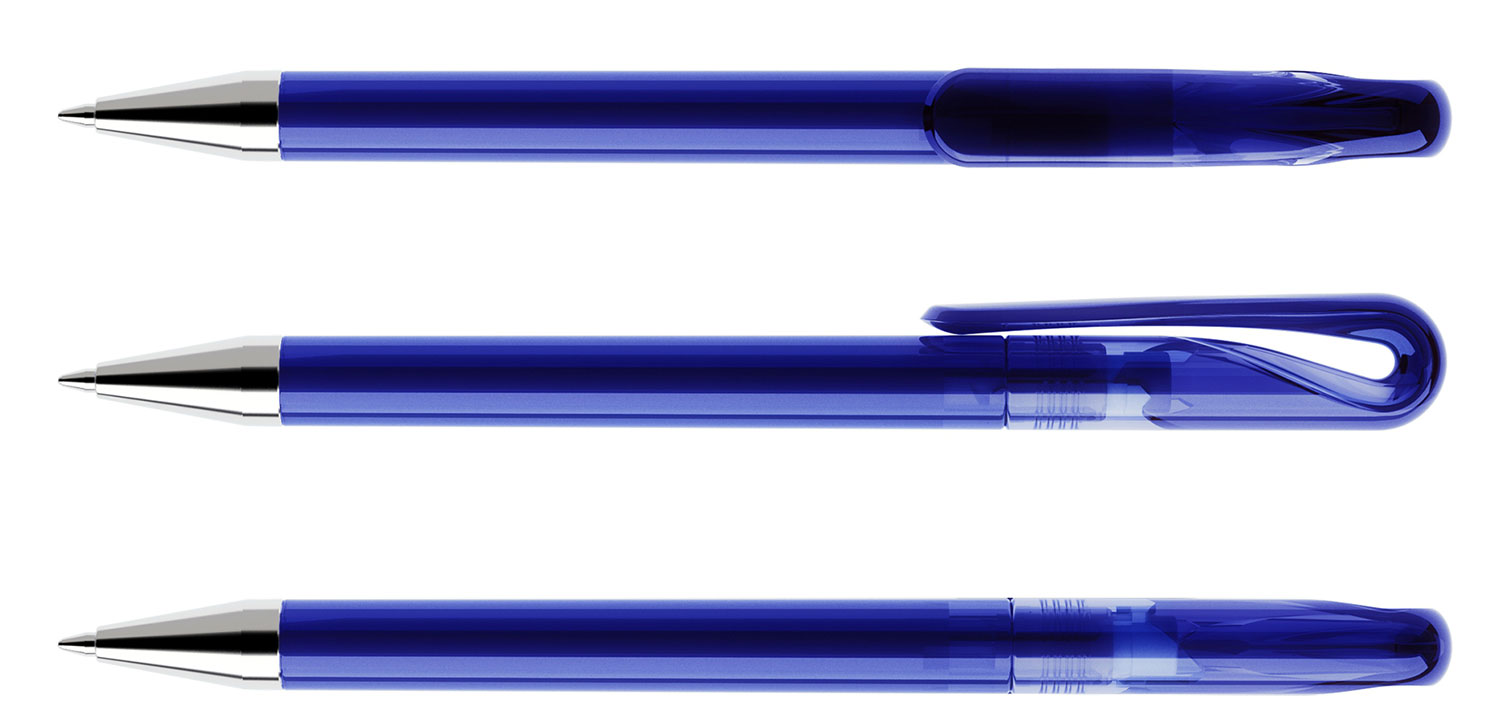 Prodir Kugelschreiber DS1 TTC T50 Classic Blue Transparent