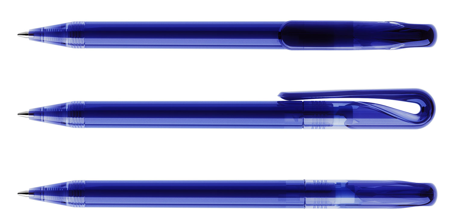 Prodir Kugelschreiber DS1 TTT T50 Classic Blue Transparent