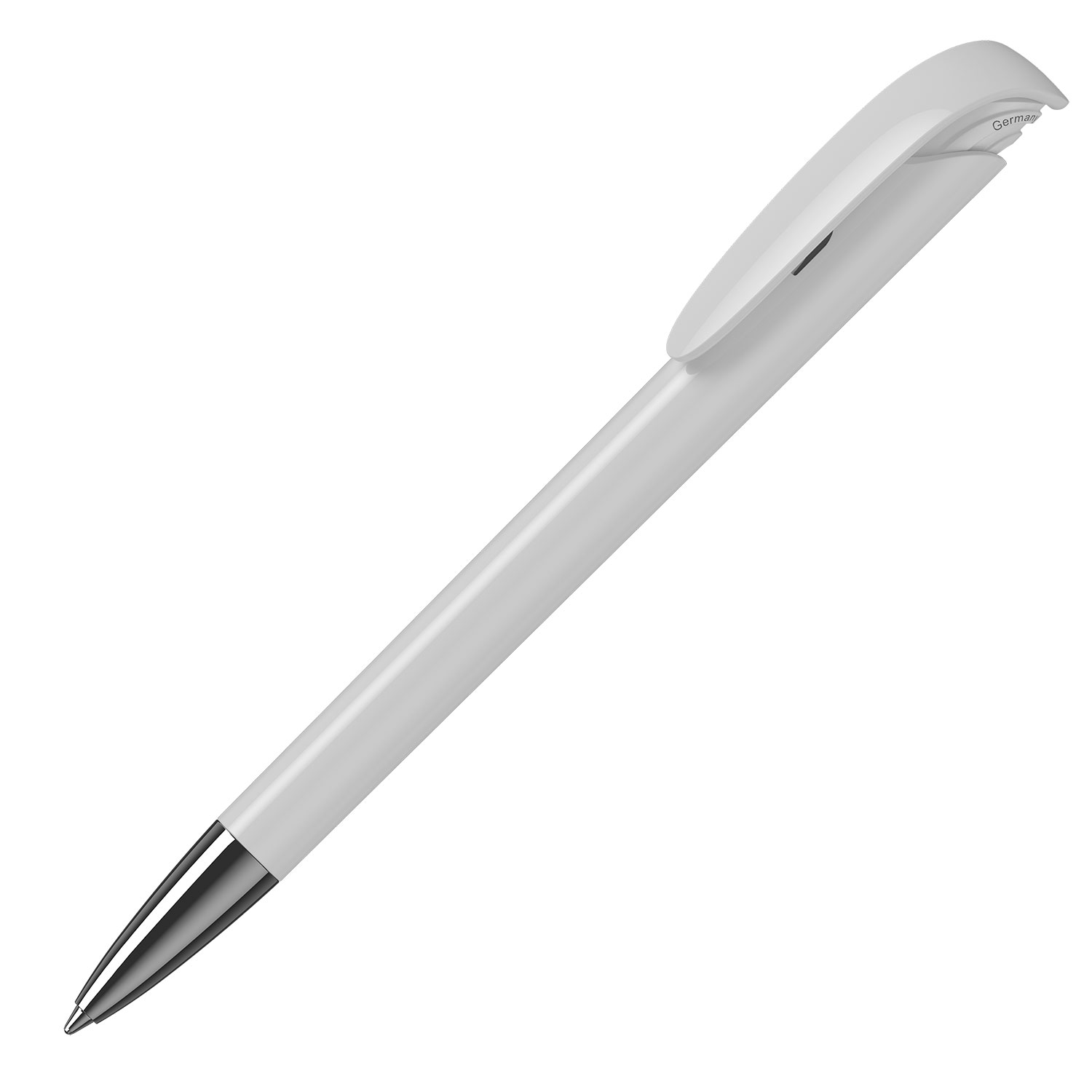 Klio Kugelschreiber Jona High Gloss Mn Weiss