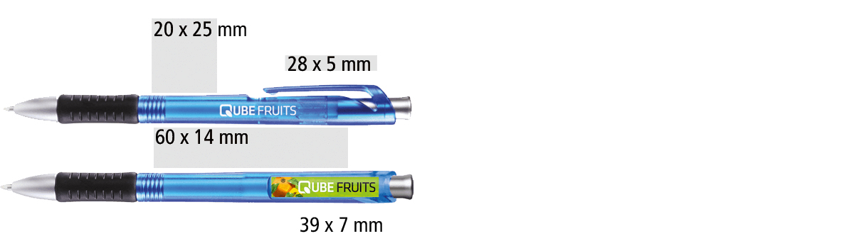 eypen Kugelschreiber STABILO concept frozen Druckflächen