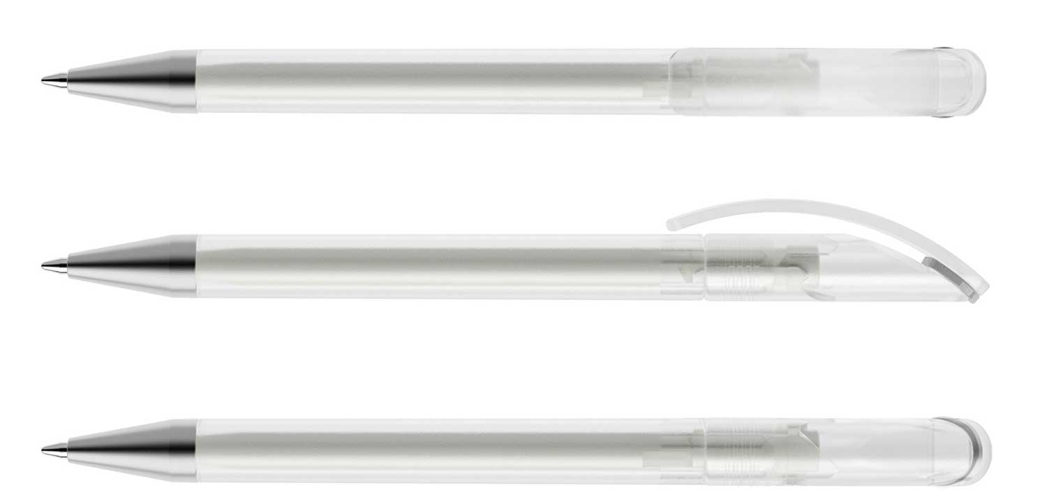 Prodir Kugelschreiber DS3 TFS F01 Clear Frosted