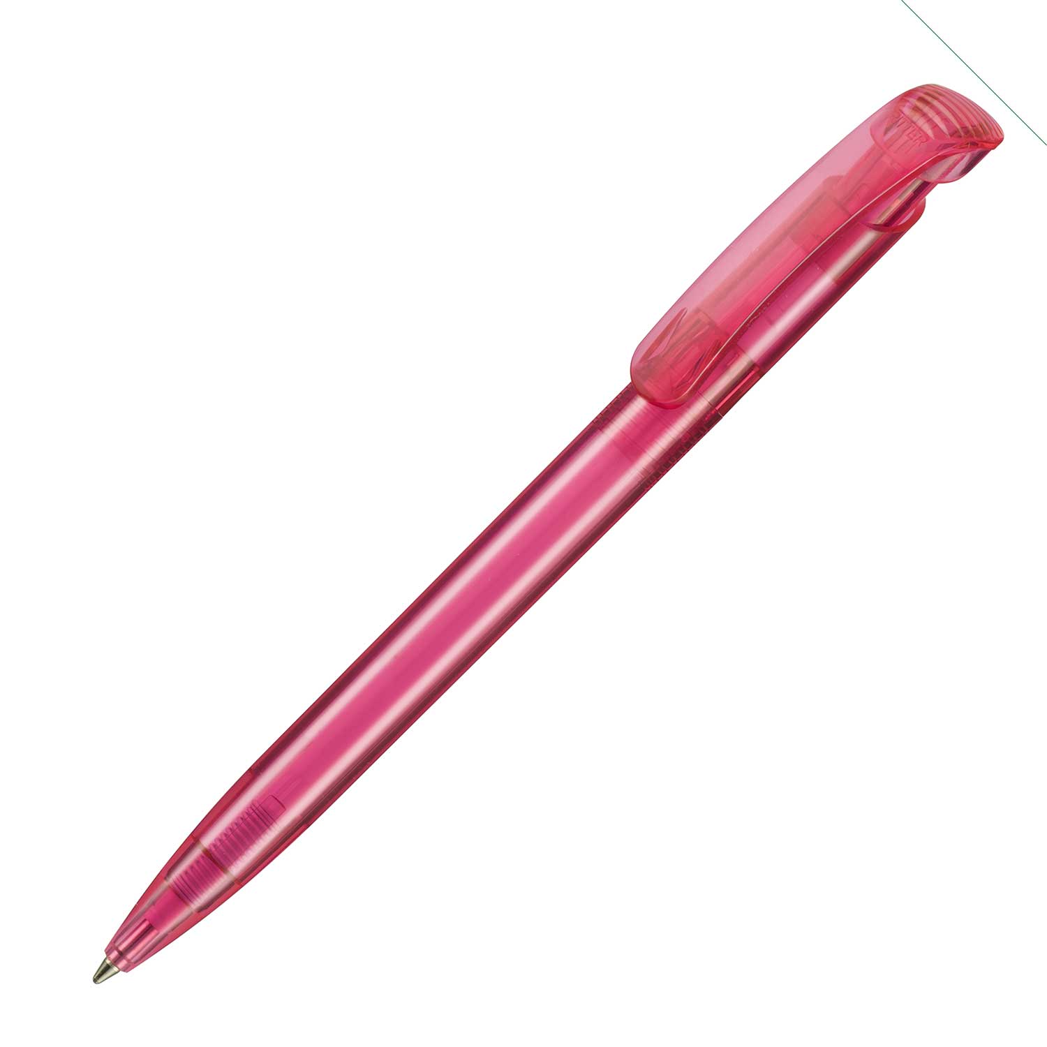 Ritter Pen Kugelschreiber Clear Transparent Magenta