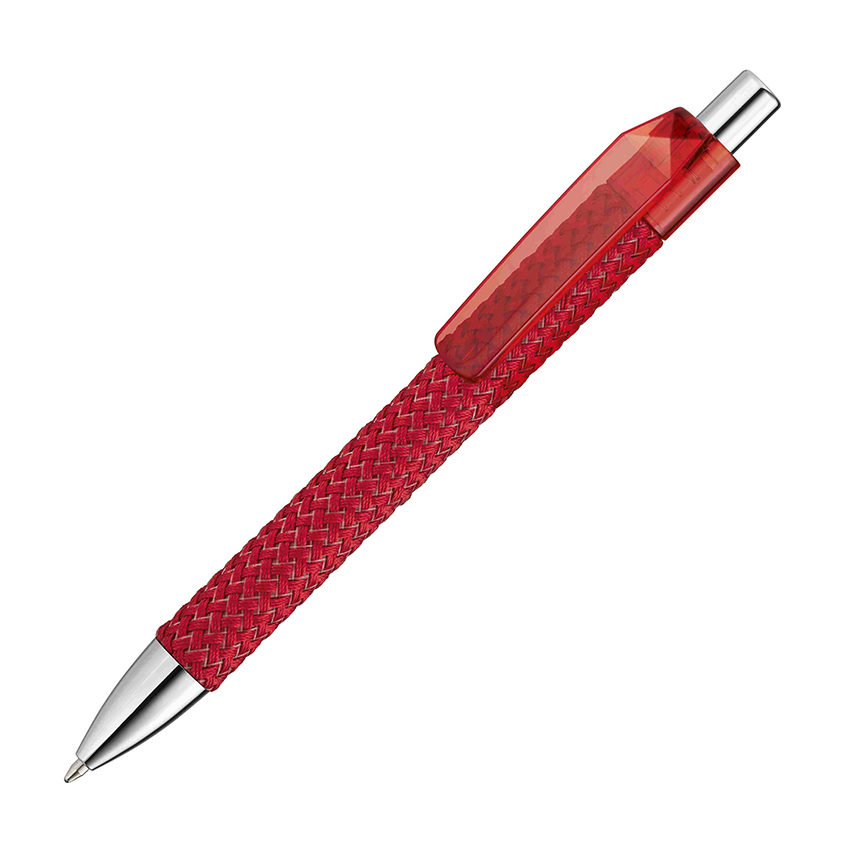 Quatron Pen Kugelschreiber Fashion Transparent Rot