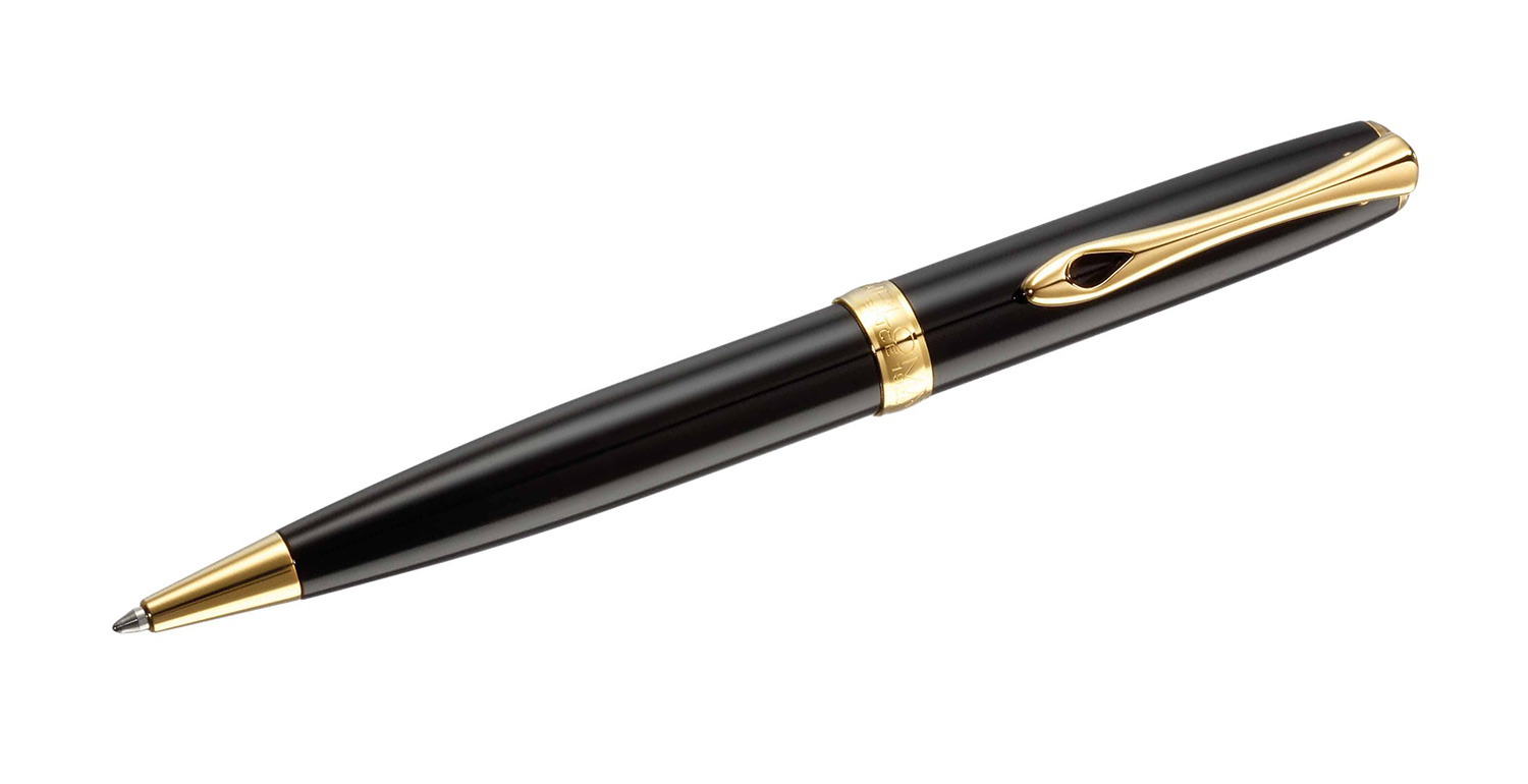 Diplomat Kugelschreiber Excellence A2 Lack Schwarz-Gold