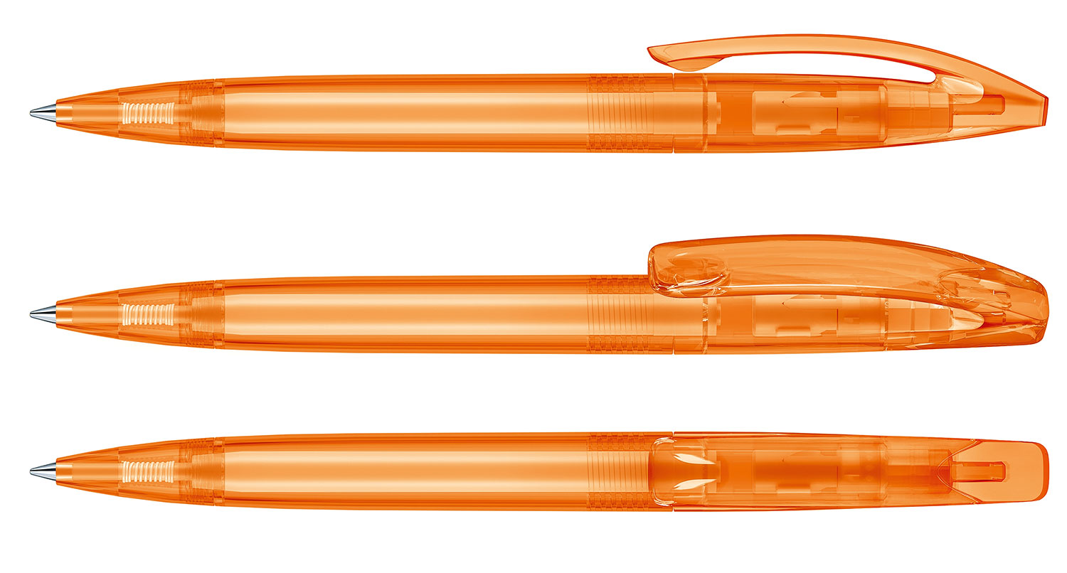 Senator Kugelschreiber Bridge Orange Clear