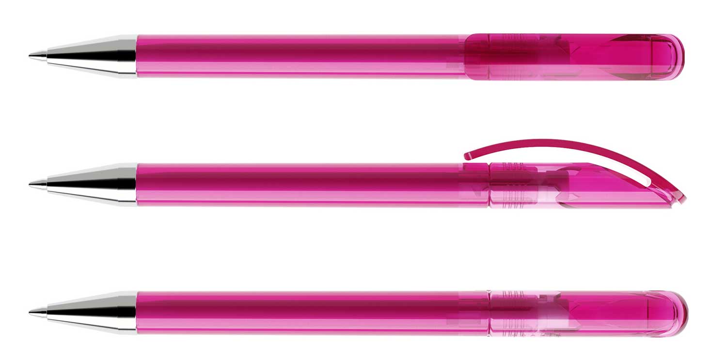 Prodir Kugelschreiber DS3 TTC T25 Pink Transparent