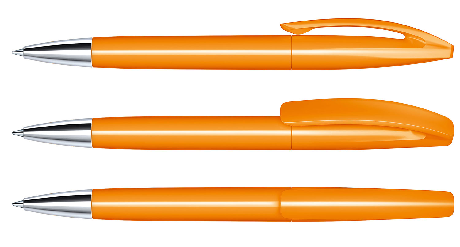 Senator Kugelschreiber Bridge MT Orange Poliert